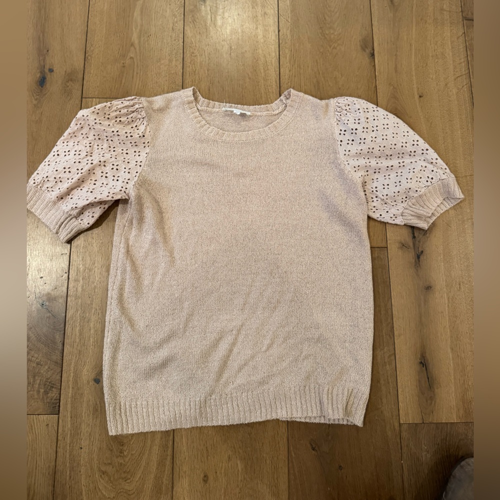DownEast Cream Knit Sweater